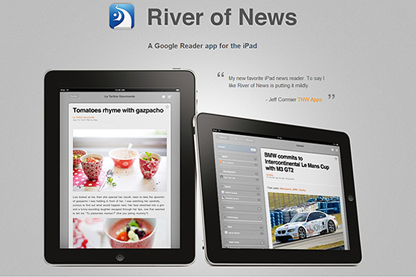 River of News for Google Reader